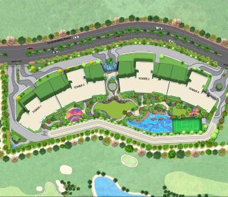L&T Green Reserve Site Render — 360° Interactive Tour